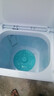YANGZI揚子集團洗衣機半自動老式家用雙桶大容量雙缸洗衣機藍(lán)光 洗脫雙筒小型波輪 18KG 【洗11+7脫|洗脫分離|強勁電機】 曬單實拍圖