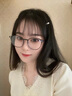 愛唯思 IWAYS近視眼鏡女可配度數散光防藍光超輕透灰色眼鏡框鏡架變色素顏大臉 椰子灰 0度防藍光（可試戴） 京倉發(fā)貨 曬單實拍圖