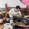 澇河橋 寧夏灘羊 國產(chǎn)帶骨羊后腿 4斤/條 生鮮羊肉燒烤食材 曬單實拍圖