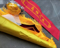 思藝彩錦旗定制錦旗送老師錦旗送醫生月嫂律師物業(yè) 皇冠配件/ 大龍須/鍍金字（含錦袋） 70x110cm 曬單實(shí)拍圖