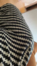 JOAE純棉 睡裙女條紋連衣裙可外穿中袖家居服柔軟女士睡衣XL 曬單實(shí)拍圖