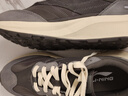 李寧（LI-NING）征榮M500丨經(jīng)典休閑鞋男鞋25新款潮流復(fù)古反光運動鞋AGCV055 馬路灰/瀝青灰-2 40 曬單實拍圖