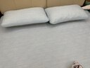LOVO羅萊生活 A類冰絲席涼席床笠雙人三件套藍色180*200*30【可機洗】 曬單實拍圖