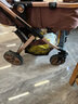 ANGI BABY嬰兒推車(chē)可坐可躺嬰兒車(chē)輕便折疊新生兒減震高景觀(guān)雙向兒童手推車(chē) 輕奢香檳金【一鍵收車(chē)+四輪EVA】 曬單實(shí)拍圖