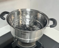愛仕達（ASD）蒸鍋雙層不銹鋼蒸鍋 家用燉蒸煮一體湯鍋 26CM大容量蒸籠QVL1526 曬單實拍圖
