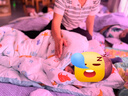 水星兒童（MERCURY Kids）水星家紡 幼兒園抗菌七件套(湖水綠/遠古龍)0.6-1m床 嬰幼兒A類(lèi) 曬單實(shí)拍圖