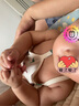 歡喜小熊嬰兒包屁衣夏季女寶寶吊帶薄款衣服新生兒公主碎花三角哈衣爬服 曬單實拍圖