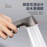 KOFEHLR全銅槍灰色旋轉(zhuǎn)抽拉式面盆龍頭衛(wèi)生間浴室柜升降帶花灑伸縮水龍頭 槍灰色【推薦款】 曬單實(shí)拍圖