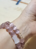 炫戴（XUANDAI）紫晶貓眼石丨適用華為fit4表帶串珠水晶fit3手表帶女士款夏天fit4Pro腕帶fit2智能運動(dòng)配件 紫晶貓眼石串珠手鏈（腕圍約14-15cm） 適用：華為fit3表帶 曬單實(shí)拍圖