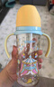 貝親奶瓶ppsu 防脹氣奶瓶 嬰兒奶瓶 大容量寬口徑耐摔雙把手 330ml 9-12月 馬戲團(tuán)+重力球 曬單實拍圖