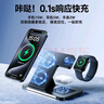 remax蘋(píng)果無(wú)線(xiàn)充電器三合一立式手機支架magsafe磁吸適用iPhone17promax小米15華為mateP80/iwatch手表 曬單實(shí)拍圖