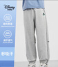 迪士尼（DISNEY）童裝男女童速干長(zhǎng)褲不易起球防蚊運(yùn)動(dòng)束腳褲子24夏DB421ME01灰130 曬單實(shí)拍圖