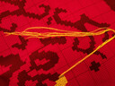 悟客五福十字繡平安是福五福臨門(mén)小幅簡(jiǎn)單福字棉線正對(duì)入戶門(mén)玄關(guān)掛圖 五福/75X75cm 三股繡絲線 曬單實(shí)拍圖