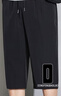 頂峰保羅（Dingfengbaoluo）短褲男夏季潮流寬松直筒休閑百搭簡(jiǎn)約舒適七分褲子DDF08黑色4XL 曬單實(shí)拍圖