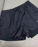 Keep泳褲男士防尷尬雙層寬松游泳褲速干沙灘溫泉裝備 192 黑色 XL  曬單實(shí)拍圖