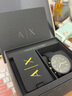 阿瑪尼（ARMANI EXCHANGE）手表男士黑武士三眼表盤石英腕表生日七夕情人節(jié)禮物送男生AX7105 曬單實拍圖