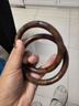 原始匠工雷擊棗木乾坤圈雷擊陰陽環(huán)吊墜把件內(nèi)徑8cm 曬單實拍圖