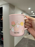 膳魔師（THERMOS）保溫杯茶杯340ml不銹鋼情侶帶蓋馬克咖啡杯JDG-351 PK(FL-VI) 曬單實(shí)拍圖