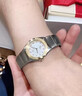 歐米茄（OMEGA） 星座手表新款曼哈頓鑲鉆腕表時(shí)尚石英25mm鋼帶女表 131.25.25.60.55.002 間金母貝盤(pán). 曬單實(shí)拍圖