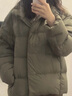 優(yōu)衣庫女裝羽絨茄克/科技保暖外套云感羽絨469901 56 橄欖色 M /160/84A 曬單實拍圖