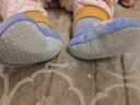 迪士尼寶寶寶寶鞋襪春夏加厚保暖軟底學(xué)步嬰兒外出鞋襪中長(cháng)筒襪套防滑不掉鞋 西瓜紅X01貓頭鷹春秋款 1雙 均碼 建議5-12個(gè)月鞋底長(cháng)12CM 曬單實(shí)拍圖