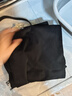 森馬（Semir）休閑褲女純棉打褶闊腿褲腰帶秋復(fù)古磨毛長褲顯腿長101524127005A 曬單實(shí)拍圖
