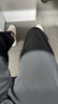 班尼路（Baleno）休閑褲男夏季長(zhǎng)褲男士簡(jiǎn)約潮流直筒褲薄款冰絲夏天透氣速干褲子男 曬單實(shí)拍圖