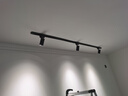 公牛（BULL）軌道射燈明裝燈商用高亮度展廳服裝店照明家用客廳燈具led導軌燈 黑殼-單只裝【18W 】鋁材COB光源 暖白光4000K 曬單實(shí)拍圖