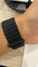 億圖斯 蘋果手表表帶apple watch米蘭尼斯不銹鋼iwatch s10/s9/8/7/SE/Ultra男女款磁吸金屬透氣 【官款1:1定制】官方黑+舒適透氣 49/46/45/44mm表盤通用 曬單實(shí)拍圖