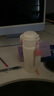 蘇泊爾（SUPOR）保溫杯大容量316L不銹鋼水杯兒童小學(xué)生一蓋雙飲便攜吸管杯彈蓋杯 曬單實(shí)拍圖