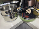 特福（Tefal）加厚316L不銹鋼奶鍋寶寶嬰兒輔食鍋 帶蒸籠小湯鍋煮面熱奶鍋煮奶 18cm 曬單實(shí)拍圖