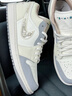 AJNIKERAIR NIKE莆田純原AJ1新款蛇年限定低幫板鞋男女潮流休閑運動(dòng)板鞋 Aj帆白 +有摩擦聲+關(guān)注店鋪送毒盒 39 曬單實(shí)拍圖