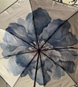蕉下（beneunder）防紫外線遮陽(yáng)傘三折雙層黑膠晴雨傘防曬傘BM664月霧 曬單實(shí)拍圖