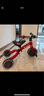 babycare兒童三輪車(chē)平衡車(chē)腳踏車(chē)嬰兒寶寶二合一學(xué)步車(chē)1-5歲 羅拉紅 曬單實(shí)拍圖