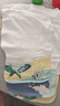 babycare隔汗巾兒童純棉墊背巾寶寶吸汗巾紗布凱斯利天青-24*42cm-3條裝 曬單實(shí)拍圖