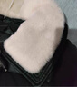 DRPR品牌女裝毛領(lǐng)皮面羽絨服女2025冬季韓版寬松保暖短款牛角扣外套 黑色 M 推薦105-115斤 曬單實(shí)拍圖