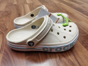 crocs卡駱馳貝雅卡駱班洞洞鞋|205089 冬日白/彩色-1LI 36/37(220mm) 曬單實拍圖