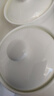 斯凱綈（Sky Top）陶瓷燉盅隔水帶蓋碗骨瓷湯盅蒸蛋羹燕窩盅家用單人份純白300ml 曬單實(shí)拍圖