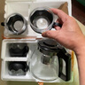 【京東物流】茶壺套裝整套茶具大容量玻璃茶杯帶濾網(wǎng)耐高溫泡茶具 1000ML一壺+四杯套裝 曬單實(shí)拍圖