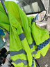 秋冬季交通反光冬季棉衣工地男安全棉大衣防雨水熒光外套工作服高速路政 加密牛津布防水反光棉衣（帶毛領(lǐng)） XL碼 曬單實(shí)拍圖