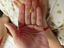周大生復(fù)購補貼黃金葫蘆吊墜福祿足金掛墜七夕禮物送女友  0.3g/贈銀鏈 曬單實拍圖