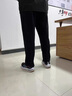 吉普（JEEP）高端純棉加絨褲子秋冬新款運(yùn)動(dòng)男褲中年爸爸保暖寬松直筒休閑褲子 【冬季加絨】寶藍(lán)色 XL 【建議135-152斤】 曬單實(shí)拍圖
