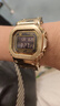 卡西歐（CASIO）手表G-SHOCK經(jīng)典金屬小方塊運(yùn)動(dòng)電子日韓表七夕禮物GMW-B5000GD-9 曬單實(shí)拍圖