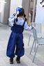 G.DUCKKIDS女童套裝春秋款洋氣兒童套裝朱迪兔子警官衣服女孩生日禮物三件套 朱迪三件套 120 （建議身高110cm  6-7歲）c 曬單實(shí)拍圖