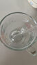 加厚玻璃水杯 大容量帶把玻璃杯小熊蛋糕杯家用飲料杯 (單只裝)送吸管 300ml 1只 曬單實(shí)拍圖