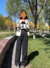 益生君高級(jí)感慵懶風(fēng)羊毛呢厚款直筒褲女秋冬抗皺垂墜柔順大碼寬松闊腿褲 黑色常規(guī)款 3XL 曬單實(shí)拍圖
