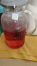 青蘋(píng)果耐熱冷水壺1.95升 可加熱茶水分離圍爐煮茶壺 大容量玻璃涼水壺  曬單實(shí)拍圖