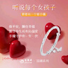 老鳳祥銀手鐲純足銀女款生日七夕情人節(jié)禮物送女朋友實心銀首飾年輕款 繁花蝴蝶手鐲【老鳳祥品牌禮盒】 25±1g配證書 曬單實拍圖