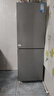 美的（Midea）186升兩門(mén)二門(mén)雙開(kāi)門(mén)雙系統節能低音風(fēng)冷無(wú)霜迷你超薄小型家用租房電冰箱 BCD-186WMA榭湖銀 曬單實(shí)拍圖