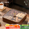 彩致（CAIZHI）干果盤水果盤客廳仿木質(zhì)堅果盒零食盒糖果收納盒 4格果盤CZ6867 曬單實(shí)拍圖